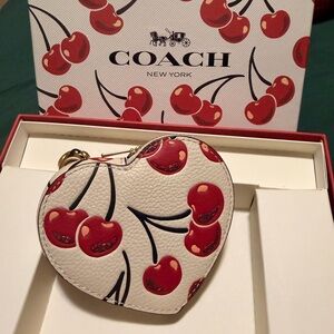 Coach Heart-Shaped Cherry Print